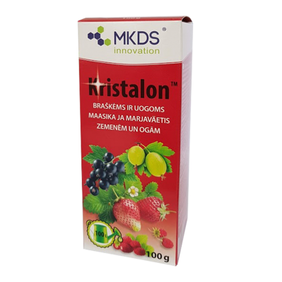 Kristalon, raudonas – trąšos braškėms ir uoginiams augalams, 100 g